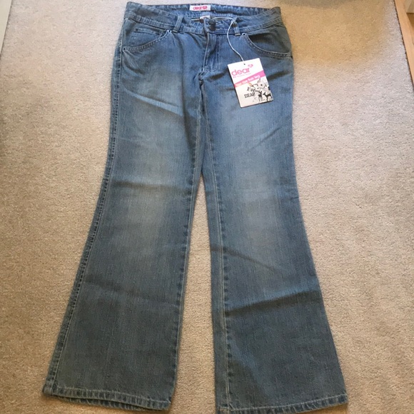 New Dear by Amanda Bynes size 2 S denim low rise flair leg jeans - Picture 1 of 4